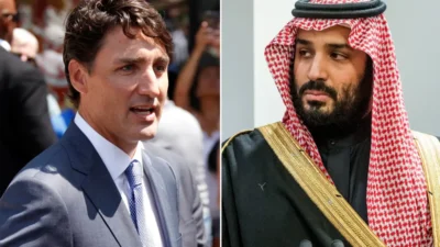ترودو يبحث مع ولي العهد السعودي بن سلمان تطوير العلاقات بين البلدين
