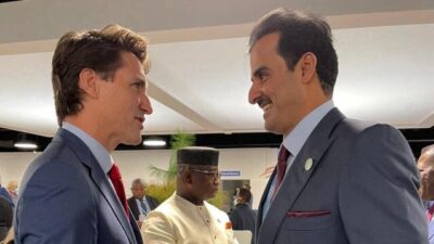 ترودو يبحث مع أمير قطر تطورات الحرب في غزة
