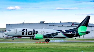شركة Flair Airlines تدين بمبلغ 67 مليون دولار ضرائب للحكومة الكندية
