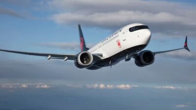 طائرة Air Canada تفشل في الهبوط 3 مرات …وتعود إلى تورونتو!