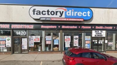 إغلاق متاجر Factory Direct في أونتاريو … وتخفيضات كبيرة على المنتجات المتبقية