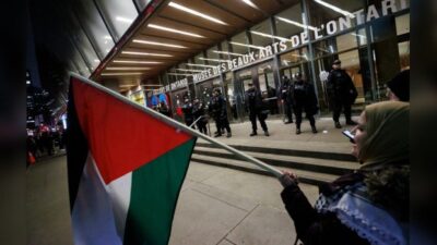التحقيق في مظاهرة مؤيدة لفلسطين ألغت حفل استقبال ترودو لرئيسة وزراء إيطاليا!
