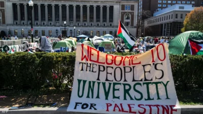 احتجاجات طلاب الجامعات الأمريكية ضد اسرائيل تتصاعد … ونتنياهو يصفها بمعاداة السامية!