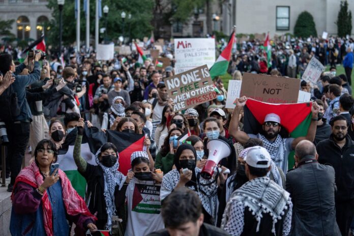 احتجاجات الطلاب المناهضة لاسرائيل