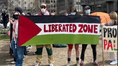 اندلاع احتجاجات الطلاب مؤيدة لفلسطين في عدة جامعات بكندا