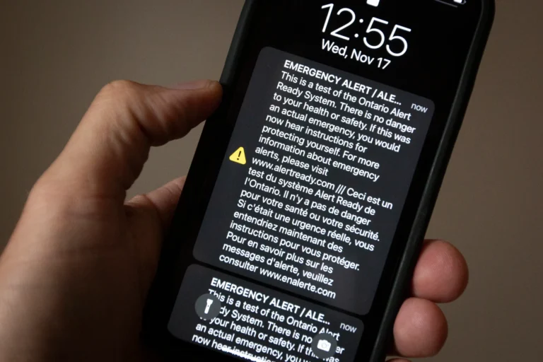 emergency alert test