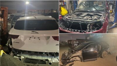 ضبط ورشة لتفكيك السيارات الفاخرة المسروقة في ميسيساجا!