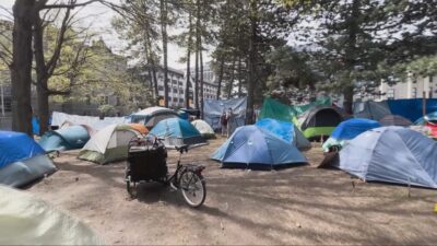 طلاب جامعة أوتاوا يواصلون مخيمات الاحتجاجات المؤيدة لفلسطين