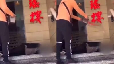 فيديو – رجل يسكب الماء على مشرد نائم في مونتريال يثير جدلا واسعا