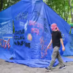 campement gaza montreal place victoria