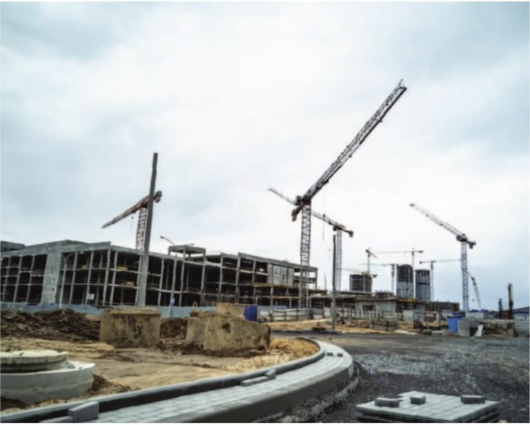 construction project stock photo