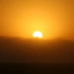 sun setting sun sunset water 68768