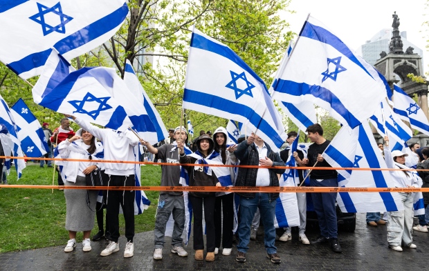 مسيرة مؤيدة لإسرائيل في تورونتو