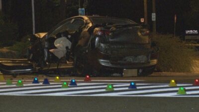 مصرع شخصين بحادث مرور في بيرلنجتون