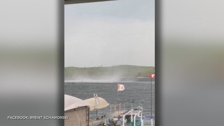 tornado forms over marks lake in northwestern ont 1 7031976 1725973623718