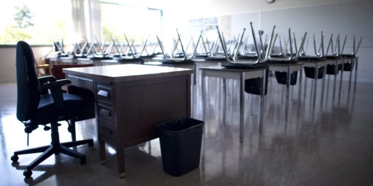 an empty classroom is seen in this generic image 1 5535076 1628124292673