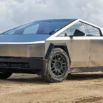 1 2025 tesla cybertruck front view