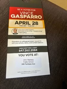 liberal voters wrong polling station toronto