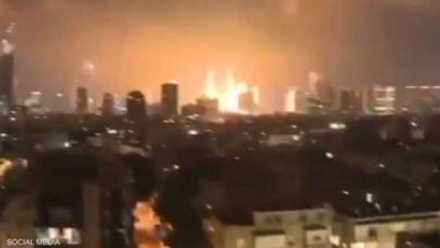 إطلاق موجة جديدة من الصواريخ الإيرانية على إسرائيل