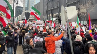 احتجاجات في مدن كندية دعماً للمحتجين في إيران