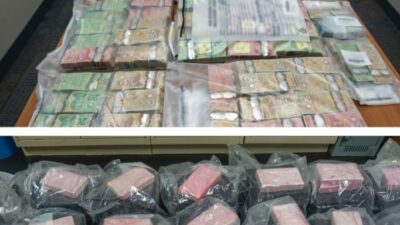ضبط 260 كيلوغرامًا من الكوكايين و2.5 مليون دولار في أونتاريو