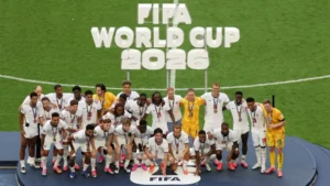 إنجلترا تحصد المركز الثالث في كأس العالم بعد مباراة 10 أهداف أمام فرنسا
