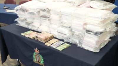 ضبط 170 كيلوغراماً من الكوكايين بقيمة 4.5 مليون دولار في أونتاريو
